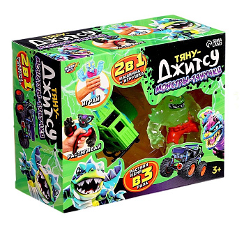 Набор тянучек "Тяну-Джитсу" с машинкой WOOW TOYS МИКС 10566221