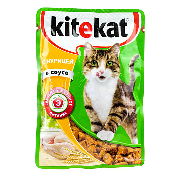 Корм KITEKAT Курица в соусе 85г