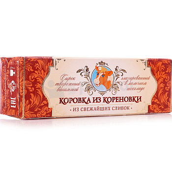 Сырок творожн ванильный глазир в молочном шоколаде м.д.ж.23,0% 50гр Коровка из Кореновки