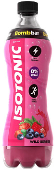 Напиток BOMBBAR Изотоник Лесные ягоды без сахара 0,5л п/б