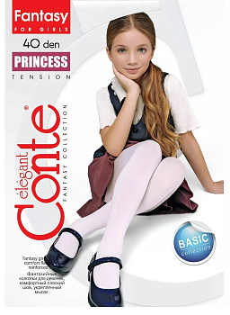 Колготки детские CONTE princess 40ден 116-122/beige