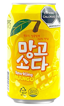 Напиток SFC BIO Газированное Манго б/а с со вкусом манго 350мл ж/б