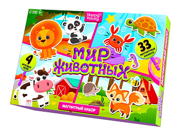 Магнитный набор "Мир животных" HAPPY VALLEY 10401965