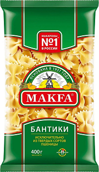 Макаронные изделия МАКФА Бантики 400г