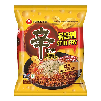 Лапша б/п Шин Ромен стир-фрай с сыром 136г