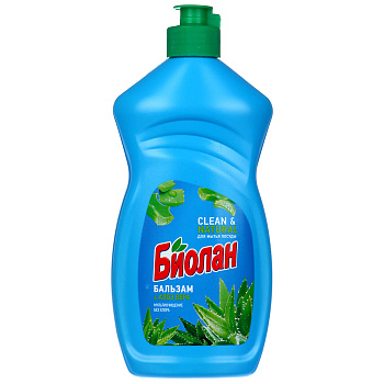 Средство д/посуды БИОЛАН  Алоэ вера 400мл