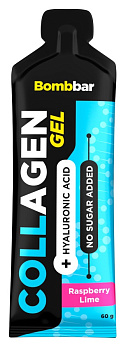 Питьевой гель Bombbar с коллагеном со вкусом Малина-лайм 60г