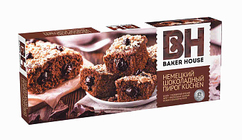 Пирог BAKER HOUSE KUCHEN немецкий Шоколадный 350г  