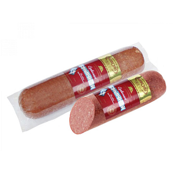 Сервелат Коньячный в/к 350г МИКОЯН