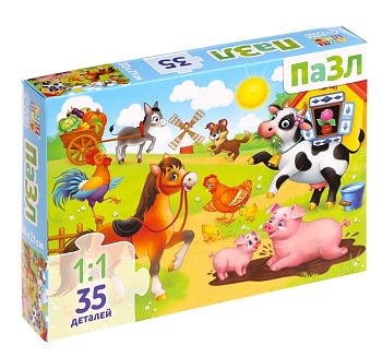Пазл "Лето на ферме" 35 дет 9178202