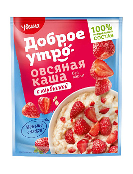 Каша б/п Сию-Минутка овсяная клубника 40гр