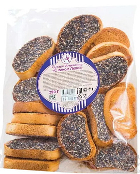 Сухари АГЕЕВСКИЙ с маком 250г
