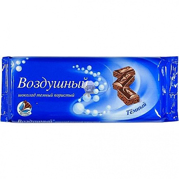 Шоколад ВОЗДУШНЫЙ пористый темный 85г Покров