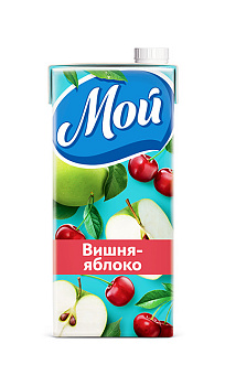 Нектар МОЙ вишня-яблоко 0,95л т/п