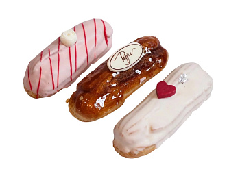 Пирожное  РАДУГА Эклеры ассорти 110г