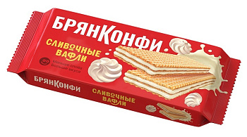 Вафли БРЯНКОНФИ сливочные 190г