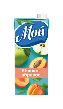 Нектар МОЙ яблоко/абрикос с мякотью 0,95л т/п