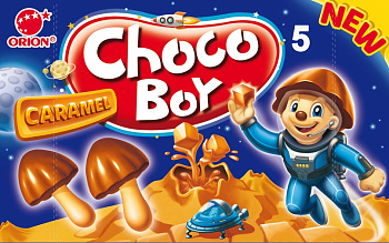 Печенье ORION Чокобой карамель 45г