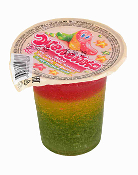 Желе со вкусом вишни/яблока/персика/пузырьками ЖЕЛЕЙКА 150г 