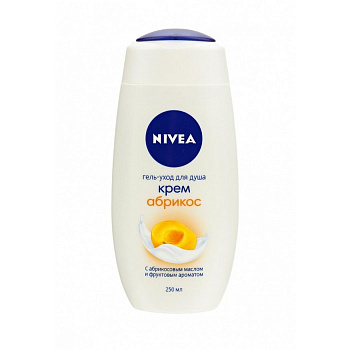 Гель д/душа NIVEA крем и абрикос 250мл 