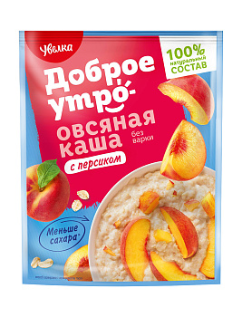 Каша б/п Сию-Минутка овсяная персик 40гр