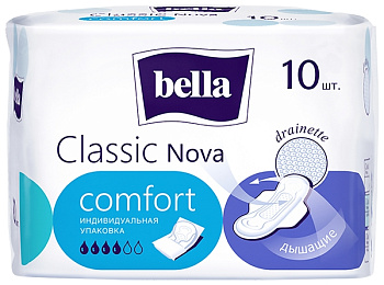 Прокладки BELLA Classic Nova Сomfort soft 10шт