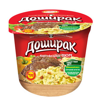 Пюре картофельное б/п ДОШИРАК Со вкусом мяса 40г