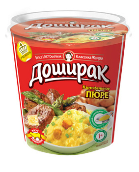 Пюре картофельное б/п ДОШИРАК Со вкусом говядины 52г
