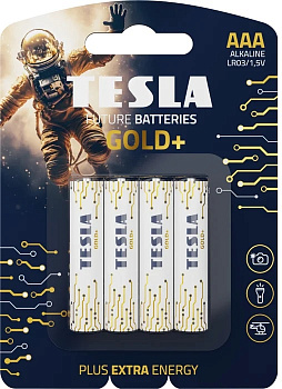 Батарейка TESLA GOLD+ AAA 4 PCS