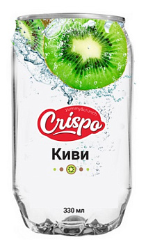 Напиток газированный Crispo со вкусом Киви 0,33л ж/б