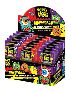 Мармелад SCARY STORE в форме губ и глаза 8г