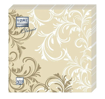 Салфетки Грация 3-хсл,12 ,20л Home Coll. Сlassic