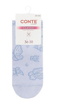 Носки жен CONTE 15с15 р23-25 classic бледно-фиолетовый 697