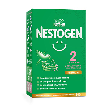 Смесь молочная NESTOGEN 2 сухая с 6 месяцев 300г