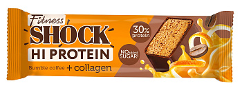 Батончик FITNESSHOCK глазированный Кофе-Апельсин 40г