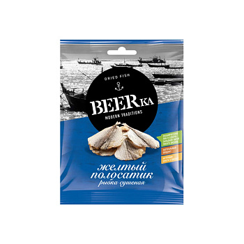 BEERка Рыбка желтый полосатик сушеный 40 г