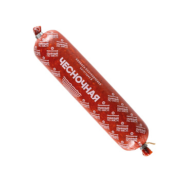 Колбаса Чесночная 350г 1сорт п/к и/о Николаевский