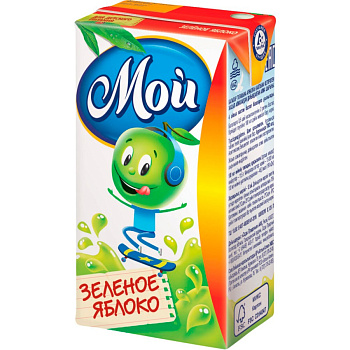 Нектар МОЙ яблочный из зеленых яблок 0,2л т/п