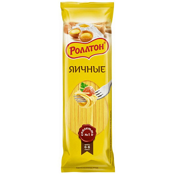 Макаронные изделия РОЛЛТОН спагетти ЯИЧНЫЕ 400г