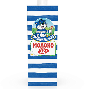 Молоко ПРОСТОКВАШИНО 3,2% 0,95л т/п без ЗМЖ