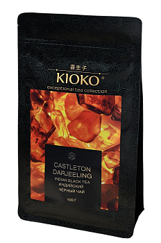 Чай KIOKO Castleton Darjeeling Индийский черный 100г м/у