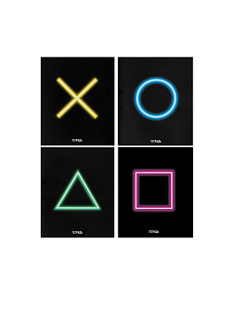 Тетрадь 48л клетка Фигуры обл мел бум МИКС сл 7501468 1*10