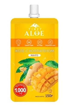 Желе-коллаген Tibet Aloe вкус манго 150г