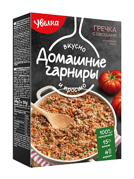 Крупа гречневая УВЕЛКА с овощами 4 порции
