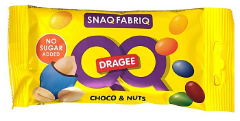 Драже SNAQ FABRIQ "QQ" арахис в шоколаде 40 г