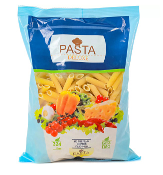 Макаронные изделия Перья рифленые , гр.А, 400г., "Pasta Deluxe"