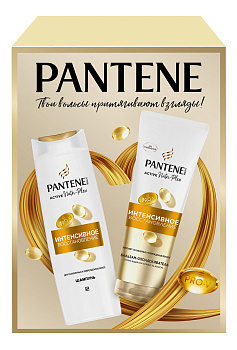 Набор PANTENE ProV Шампунь 250мл+Бальзам-ополаскиватель 180мл Интенсивное восстановление  