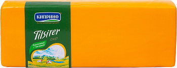 Сыр КИПРИНО Тильзитер 45% -50% Продукт без ЗМЖ