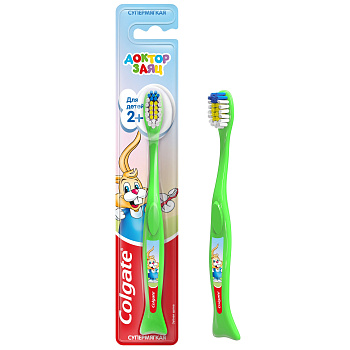 Зуб.щетка COLGATE детская 2+ супермягкая 51811/20730