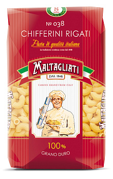 Макаронные изделия MALTAGLIATI №038 Рожки 450г
